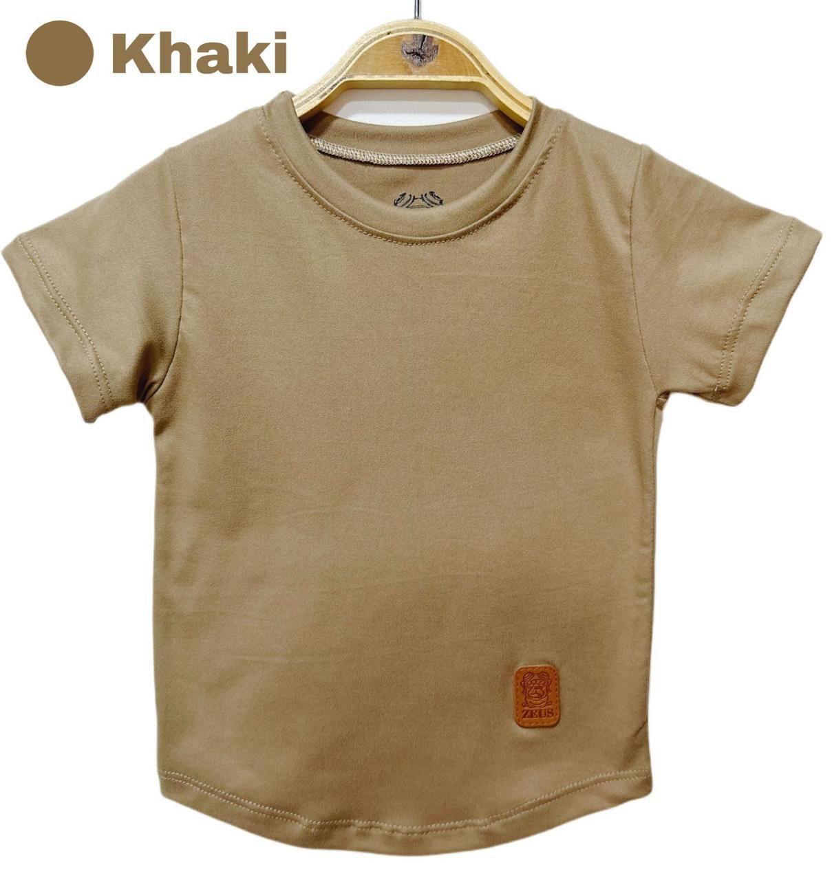 Camiseta Infantil Khaki