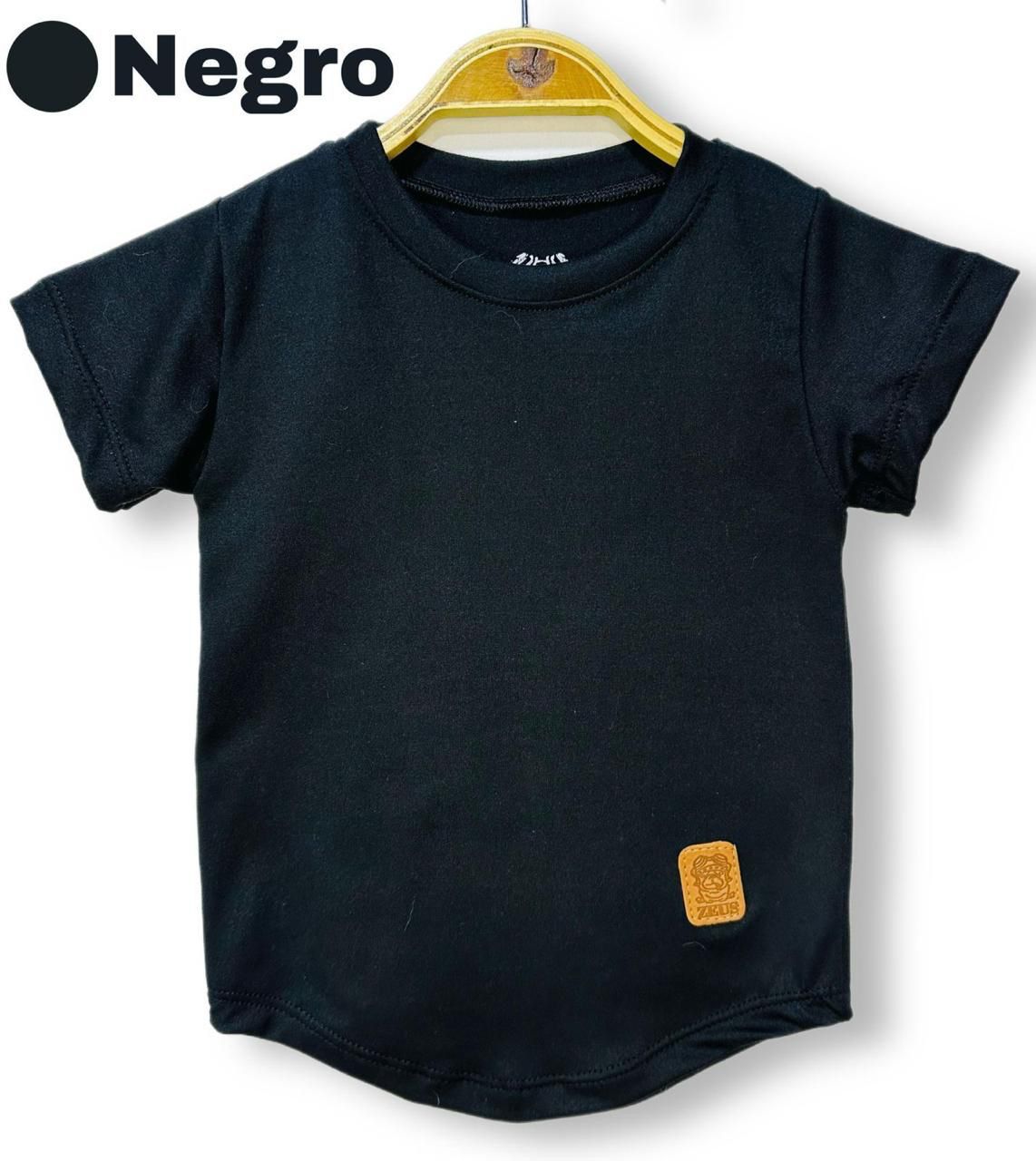 Camiseta Infantil Negra