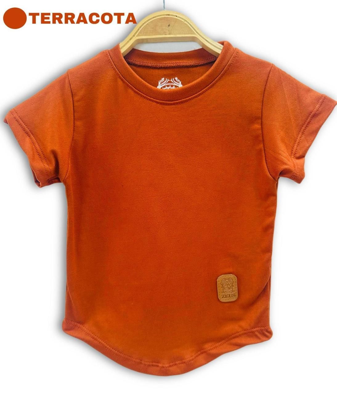 Camiseta Infantil Terracota