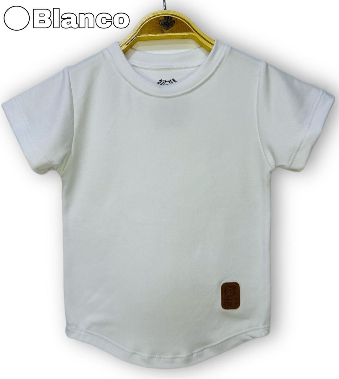 Camiseta Infantil Blanca