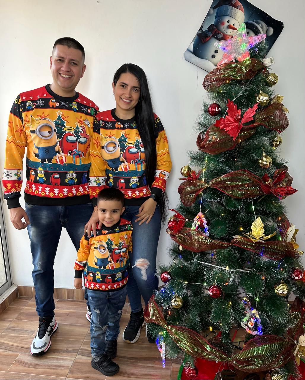 Buzo Navideño Miniuns Infantil