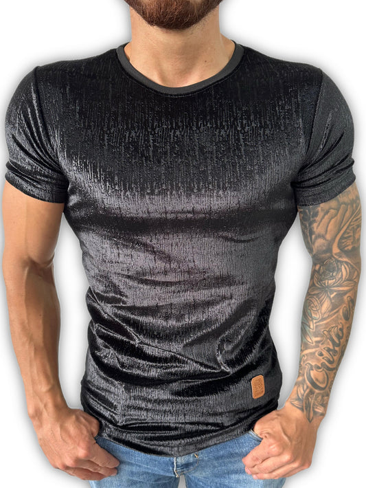 CAMISETA SLIM FIT PREMIUM EN TERCIOPELO