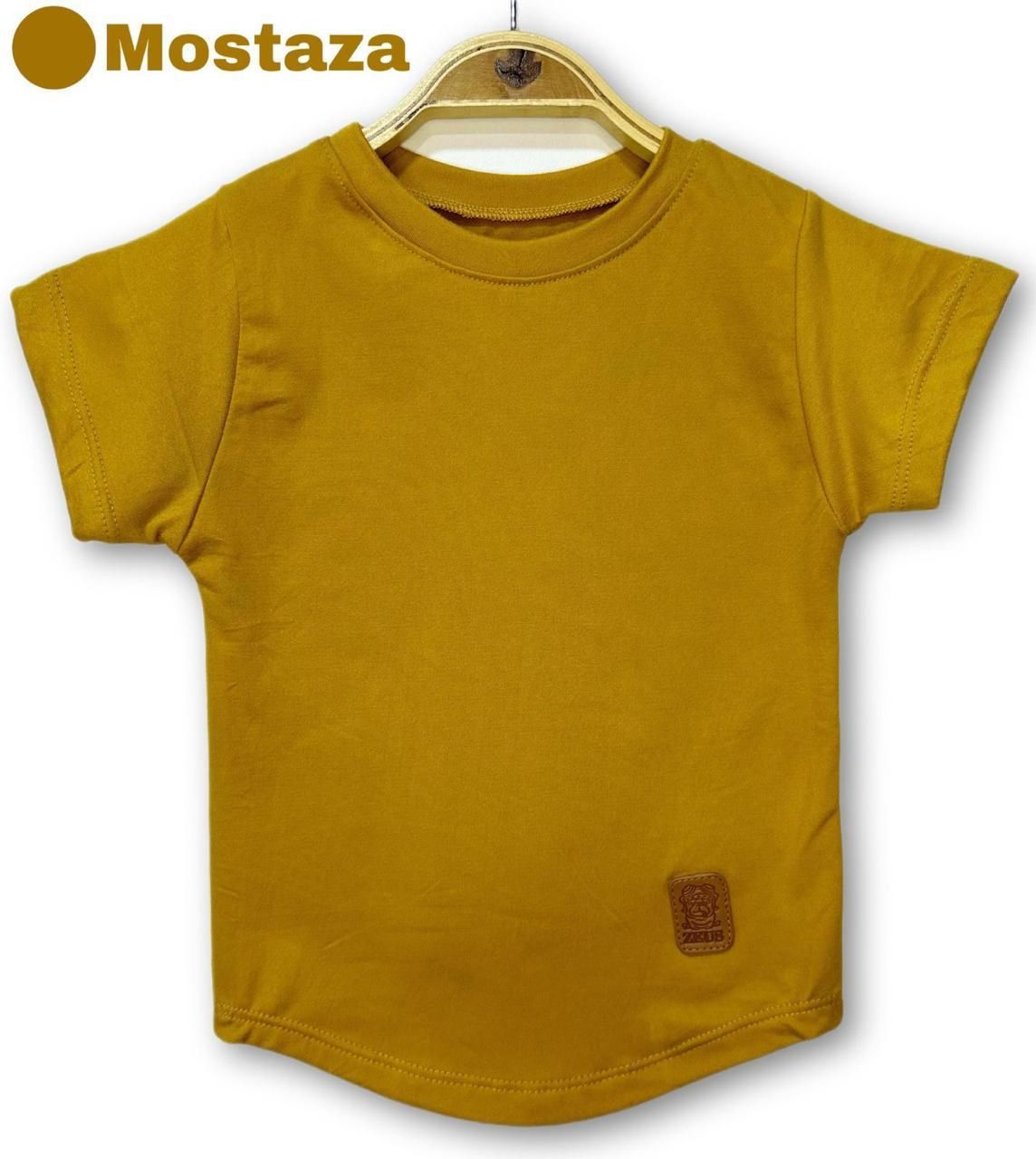 Camiseta Infantil Mostaza