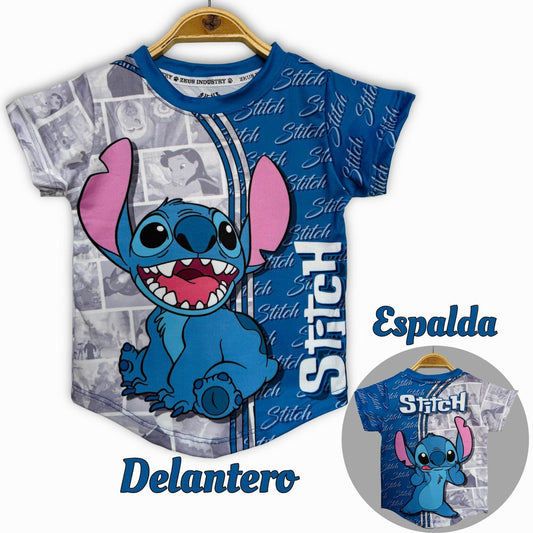 Camiseta Stitch Premiun Niño