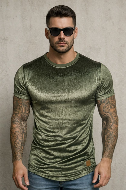 Camiseta Terciopelo Hombre