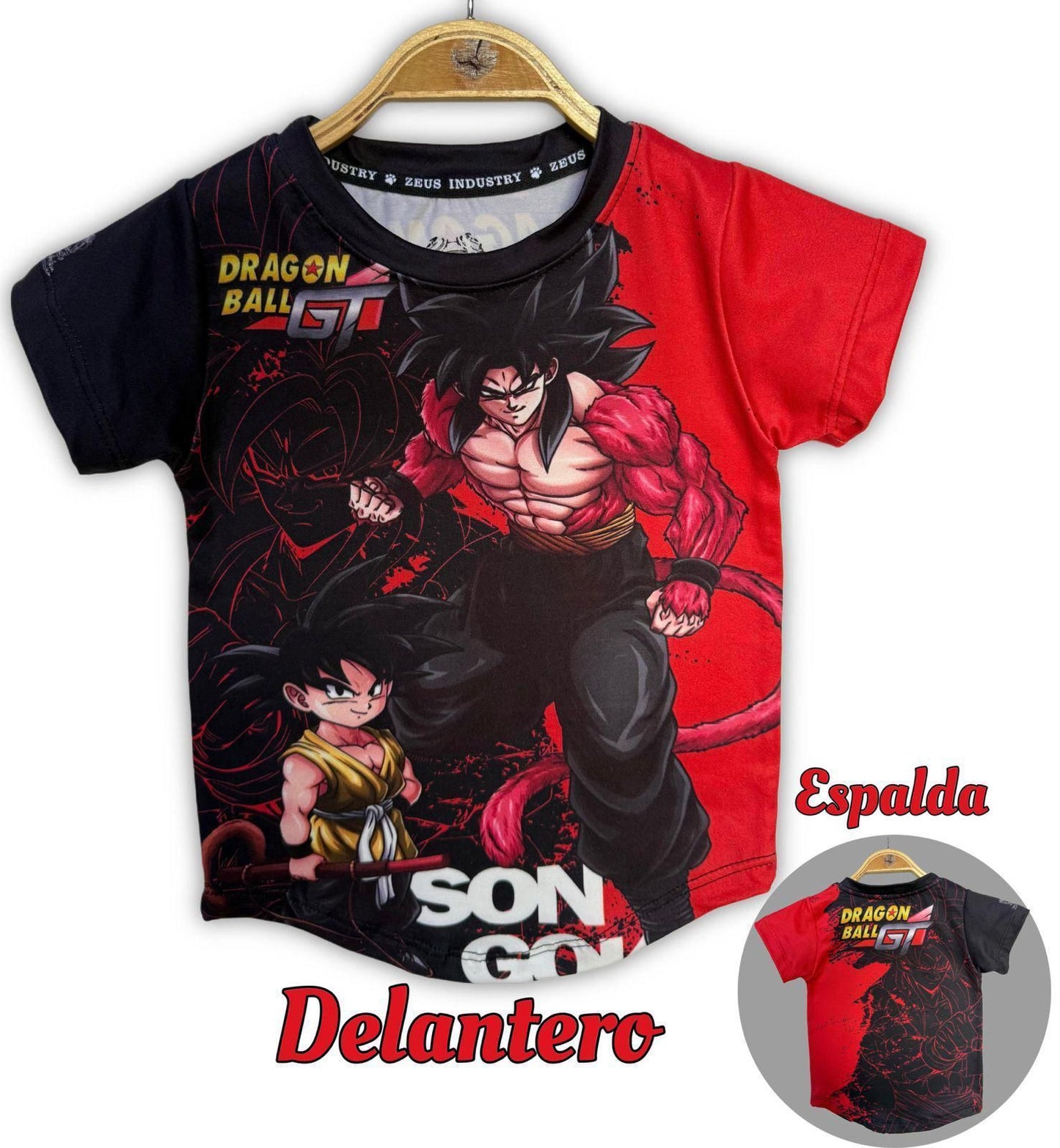 Camiseta Goku Gt Especial Niño