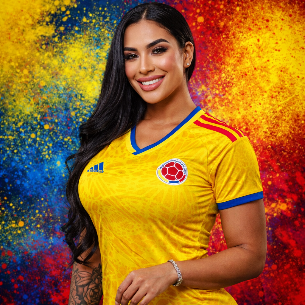 Camiseta Colombia Dama