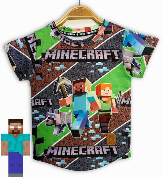 CAMISETA MINECRAFT LÍNEA ECONÓMICA