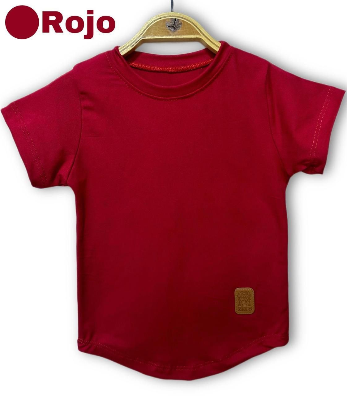 Camiseta Infantil Roja