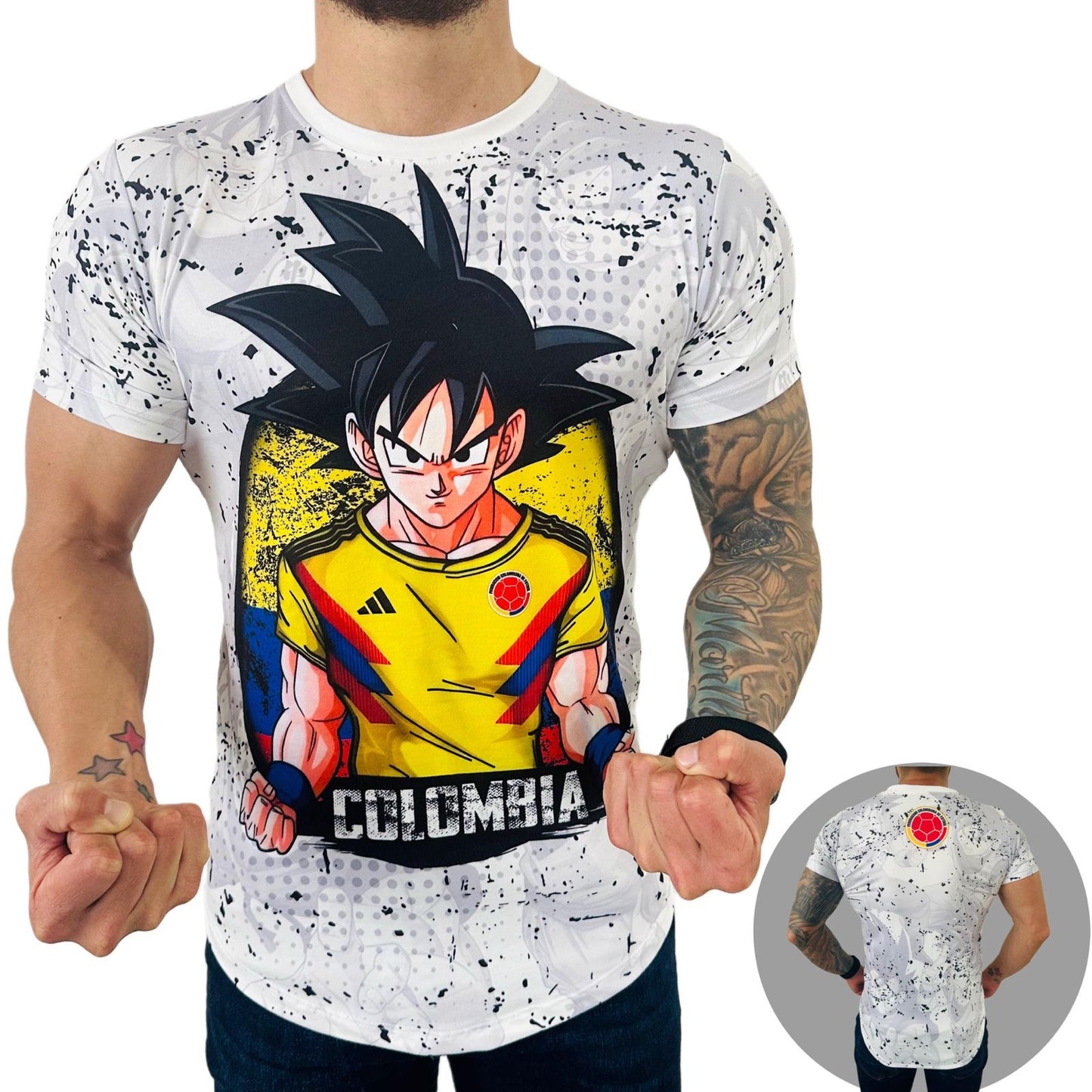 Camiseta Selección Colombia Goku