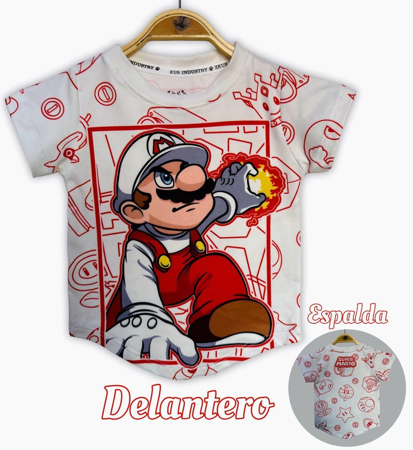 Camiseta Mario Bross Premiun