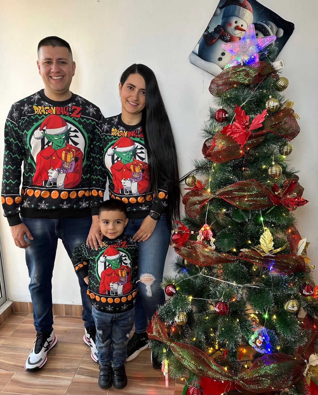 Buzo Navideño Picoro Dragón Ball Infantil