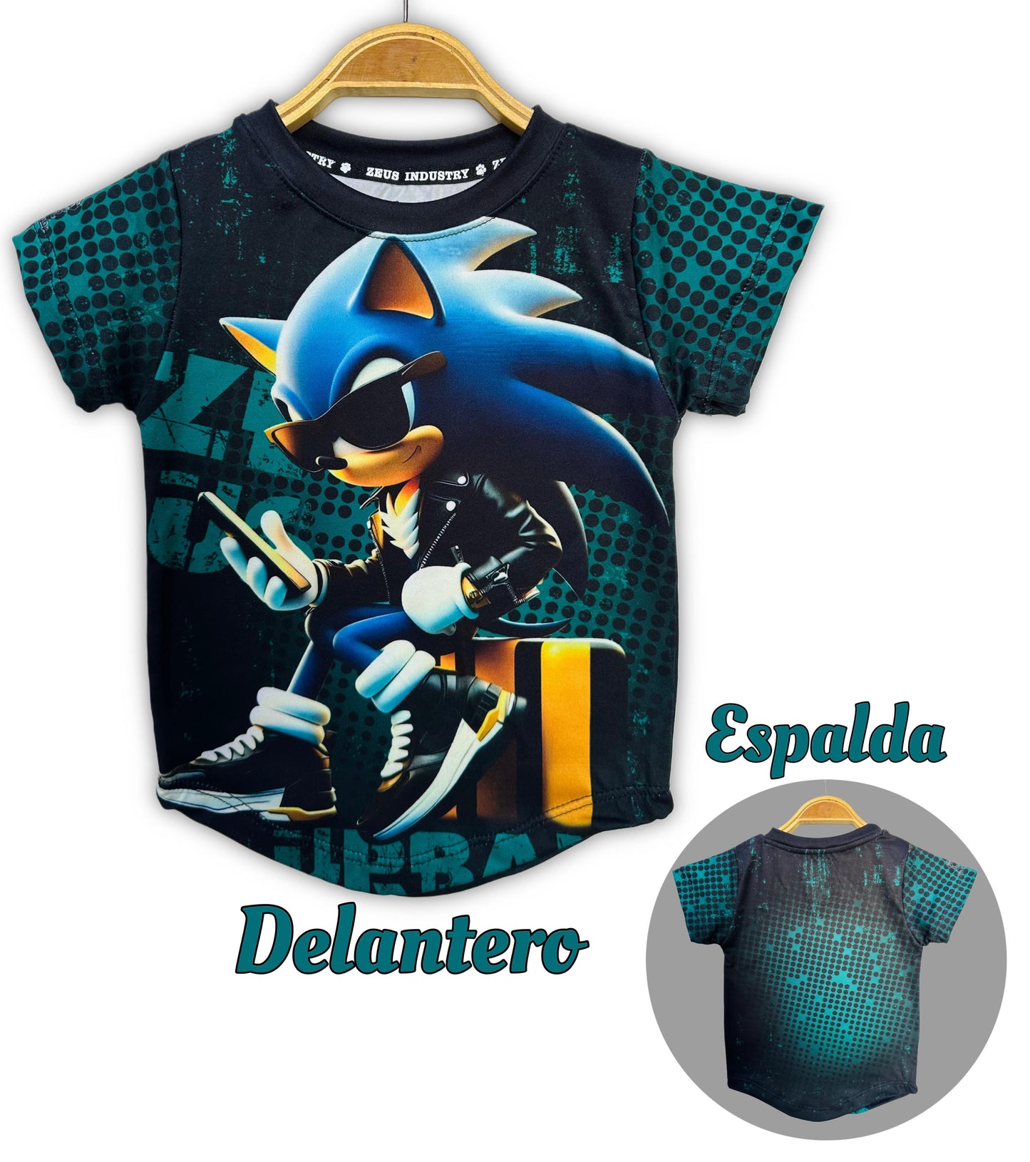 🎮 CAMISETA SONIC KIDS 🎮
