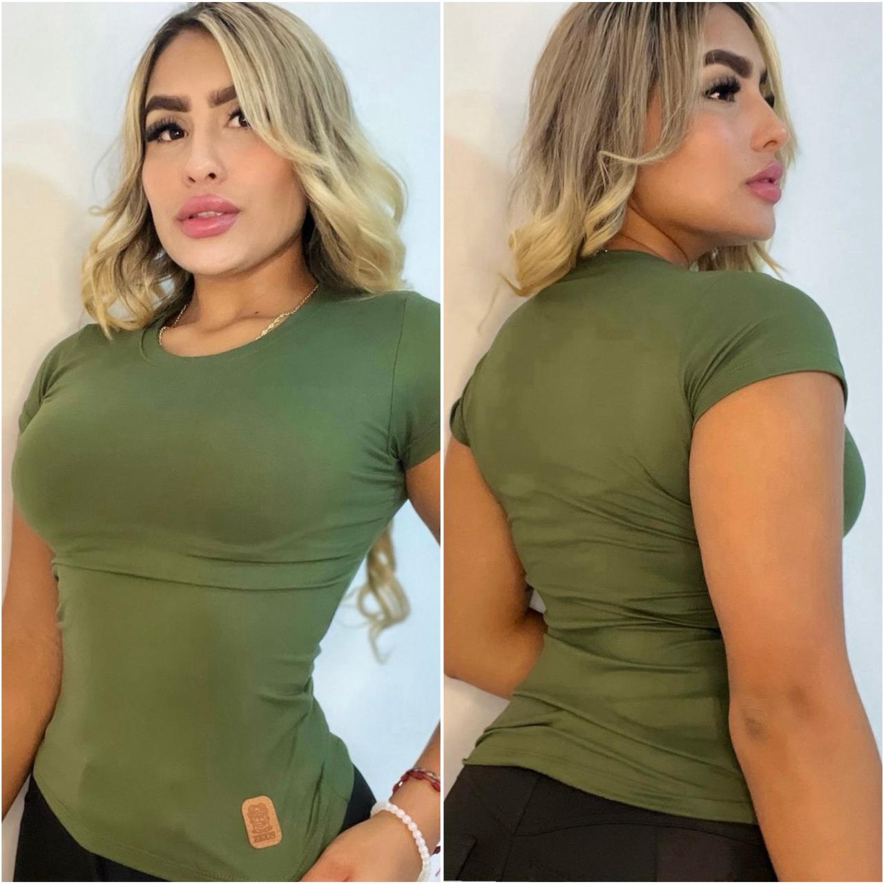 Camiseta Unicolor Verde