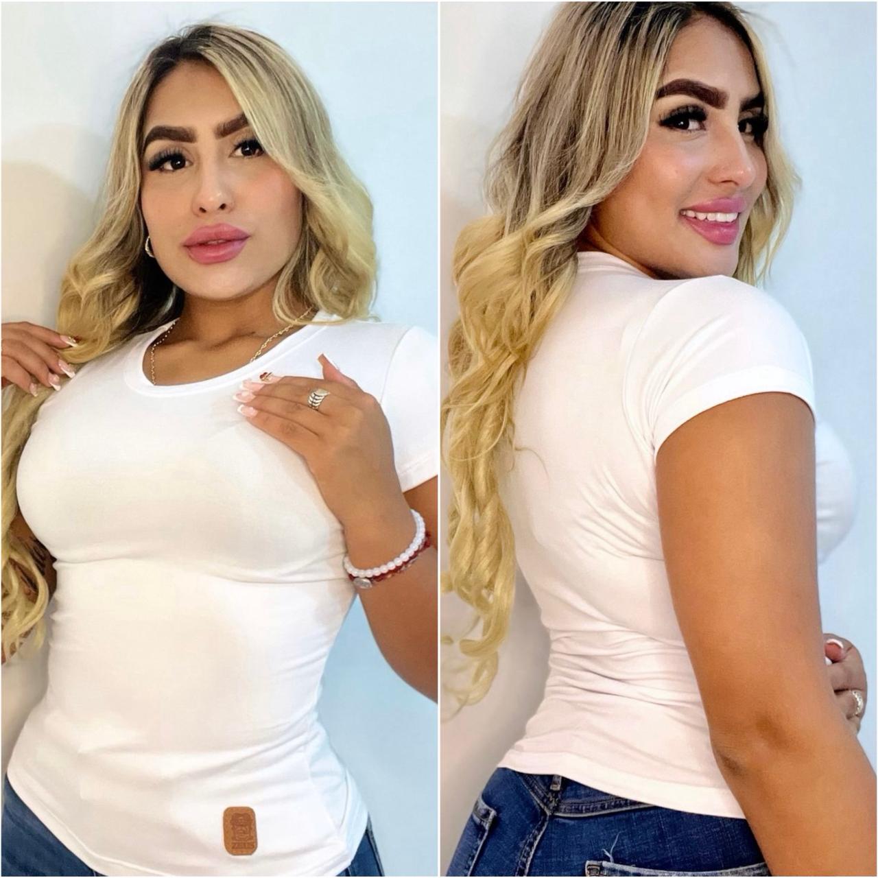 Camiseta Unicolor Blanca